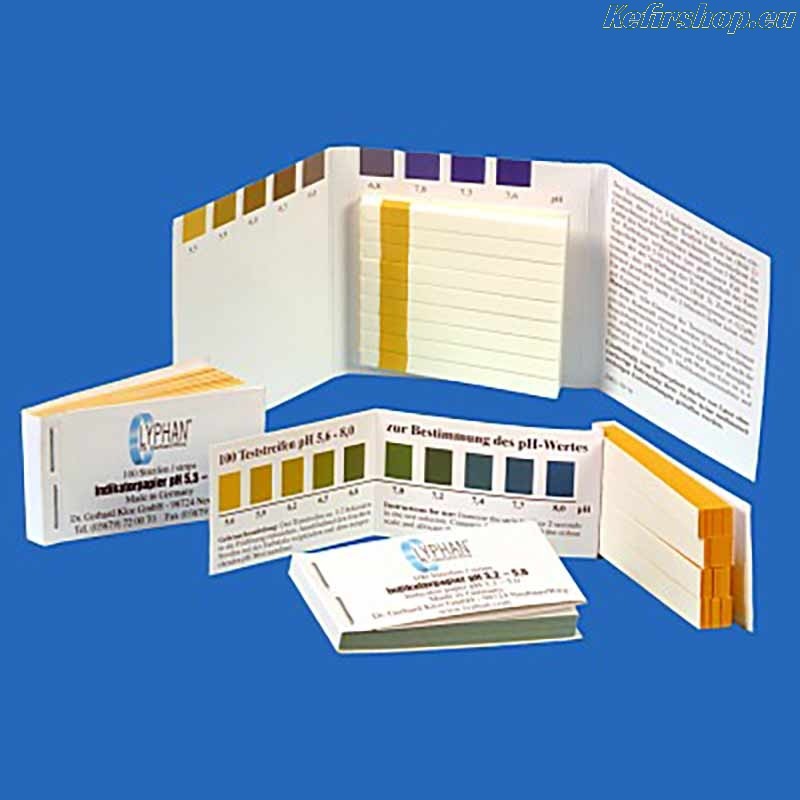 pH papier (3,2 - 5,0) - 25 test strips