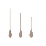 Wooden Cooking spoons 3 pieces in Maple wood 
