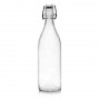 Glass bottle with clip closure 1 L