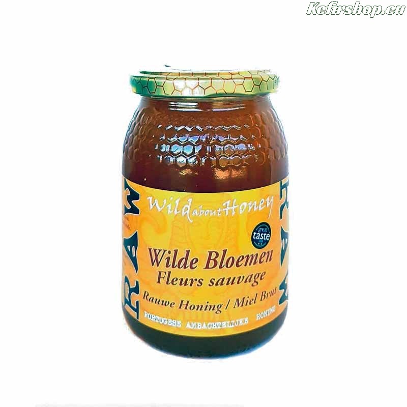 Wilde Bloemen rauwe honing 500g uit Portugal