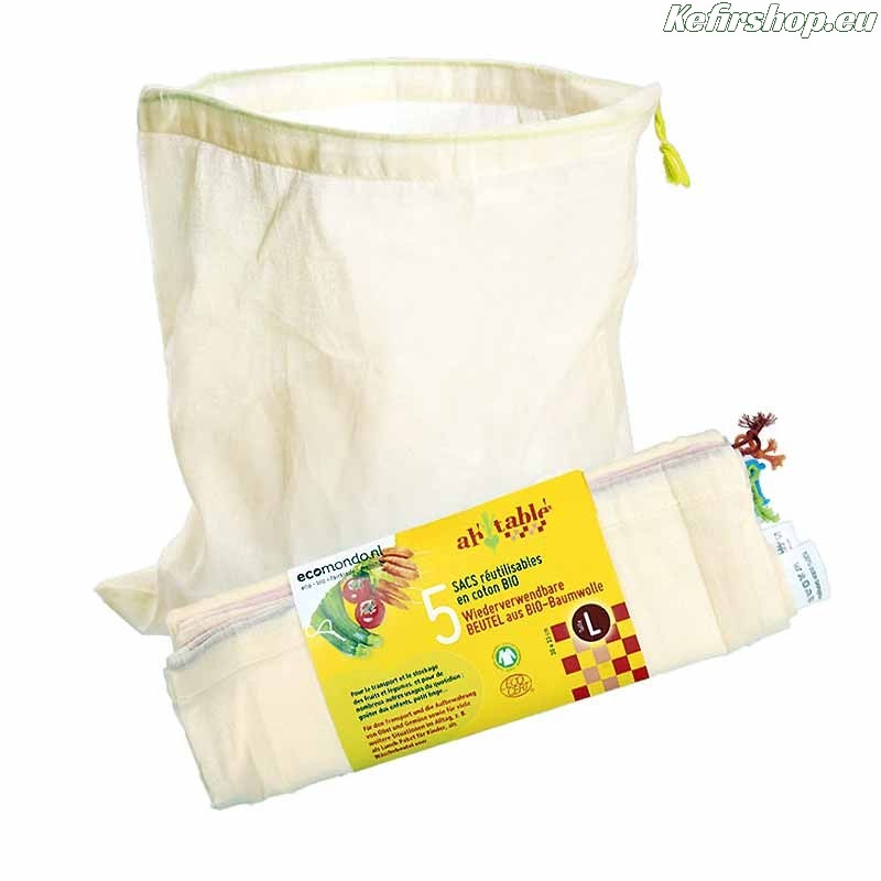 Sac à lait pour noix réutilisable, sacs au fromage, sacs en tissu