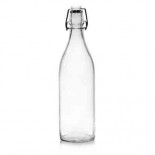 Glazen fles met beugelsluiting 1 liter