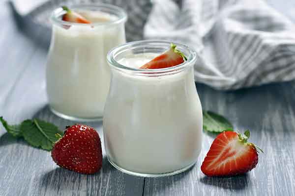 Zelfgemaakte yoghurt